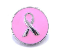 Load image into Gallery viewer, Snap- Pink Ribbon / Breast Cancer
