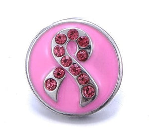 Snap- Pink Ribbon / Breast Cancer