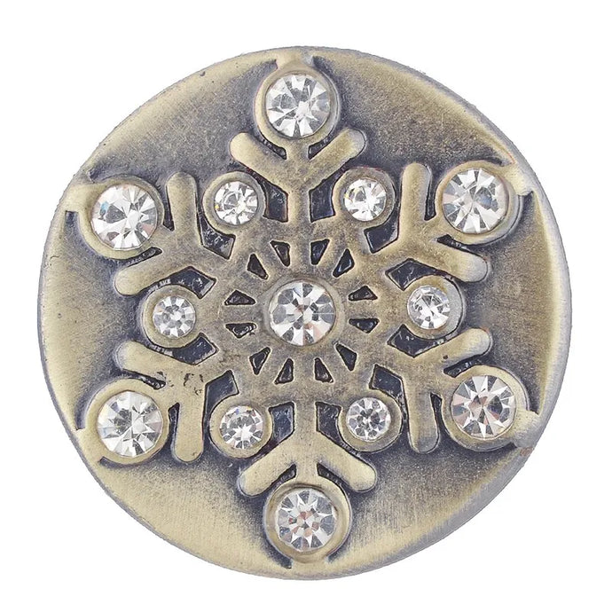 Snap- Snowflake /Antique Brass design