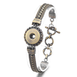 Bracelet- Rope style with Snap button
