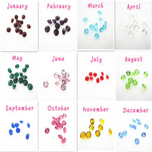 Load image into Gallery viewer, Charms- Birthstone Gemstones 4mm
