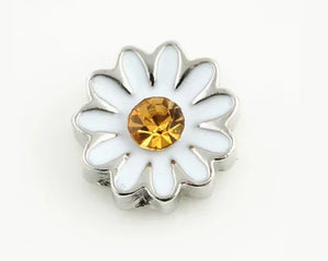 Charms- Flowers / White Daisy