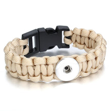 Load image into Gallery viewer, Bracelet- Braided Para Cord 1&quot; wide x 8.5&quot; long
