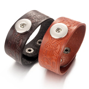 Bracelet- Punk Rock Style Leather Strap