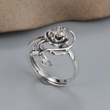 Load image into Gallery viewer, Rings- 925 Sterling Silver Gray Rose
