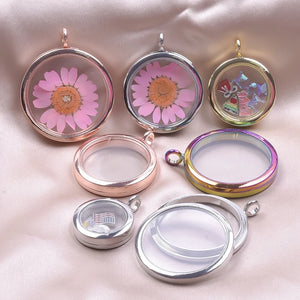 Locket- Floating Locket with Chain (all pendants include charms)