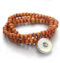 Load image into Gallery viewer, Bracelet- Triple Wrap Beads with Snap
