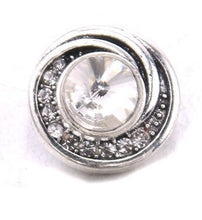 Load image into Gallery viewer, Snap- 12mm Swirl Rhinestone / 5 colors
