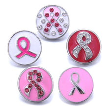 Load image into Gallery viewer, Snap- Pink Ribbon / Breast Cancer
