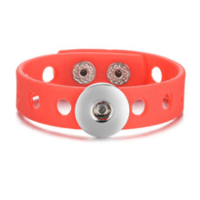 Load image into Gallery viewer, Bracelet- Bright Colored Silicone with Snap
