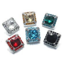 Load image into Gallery viewer, Snap- 12mm Square Rhinestones
