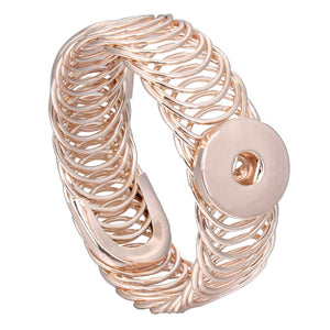 Bracelet- Wraps in Silver, Gold, & Rose Gold 12mm & 18mm