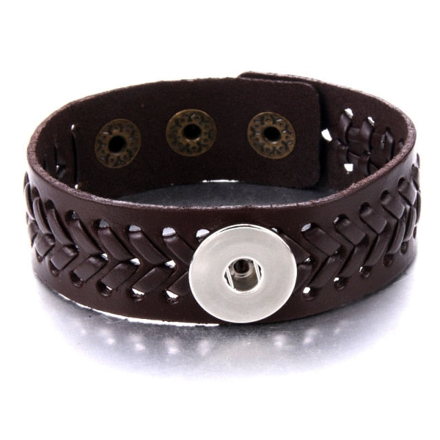 Bracelet- Leather Snap Bracelet