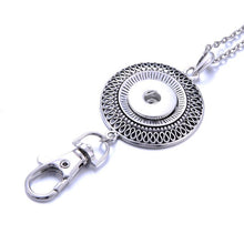 Load image into Gallery viewer, Working ID Holder/ Lanyard Snap Pendant and Necklace
