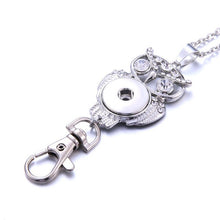 Load image into Gallery viewer, Working ID Holder/ Lanyard Snap Pendant and Necklace
