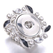 Load image into Gallery viewer, Ring- Stainless Steel 18mm Snap Button Ring
