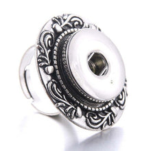 Load image into Gallery viewer, Ring- Stainless Steel 18mm Snap Button Ring
