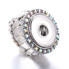 Load image into Gallery viewer, Ring- Stainless Steel 18mm Snap Button Ring
