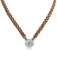 Load image into Gallery viewer, Necklace- Handwoven Braided Leather
