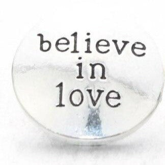 Snap- Believe in Love Stamped Metal